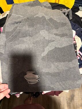 aerie Grey camo joggers